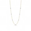 Dogbone Chain Diamond Necklace