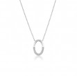 Open Oval Diamond Necklace