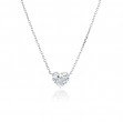 Solitaire Heart Necklace