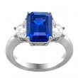 Octagon Sapphire Ring