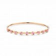 Pink Sapphire Bangle