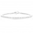 White Gold Tennis Bracelet