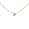 Bezel-set Diamond Necklace