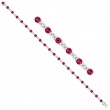 Ruby & Diamond Tennis Bracelet