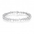 Mixed Shape Diamond Tennis Bracelet