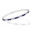 Sapphire And Diamond Bangle