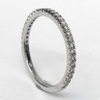 Platinum Pave Diamond Band