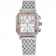 Deco Soiree Diamond Mother of Pearl Dial Stainless Steel Watch