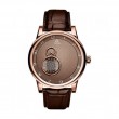 Trilobe Nuit Fantastique Rose Gold Brown Alligator Strap