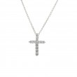 Platinum Diamond Cross Pendant