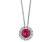 Ruby Pendant Necklace