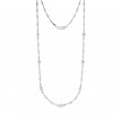Dogbone Diamond Chain Necklace