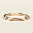 18k Rose Gold Diamond Band 