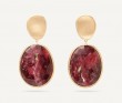 Lunaria Double Drop Thulite Earrings