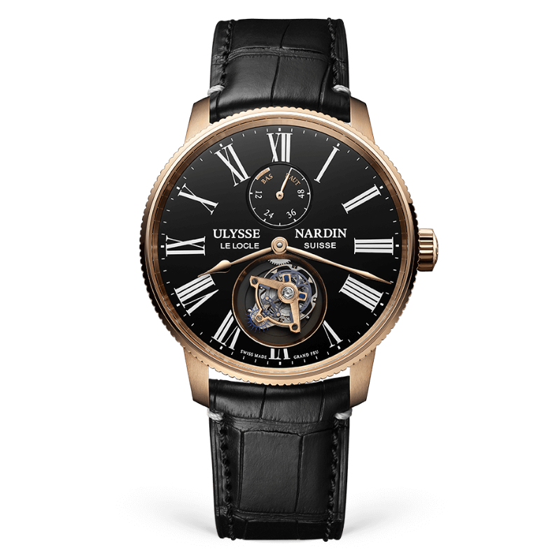 Marine Torpilleur Tourbillon 42mm Rose Gold