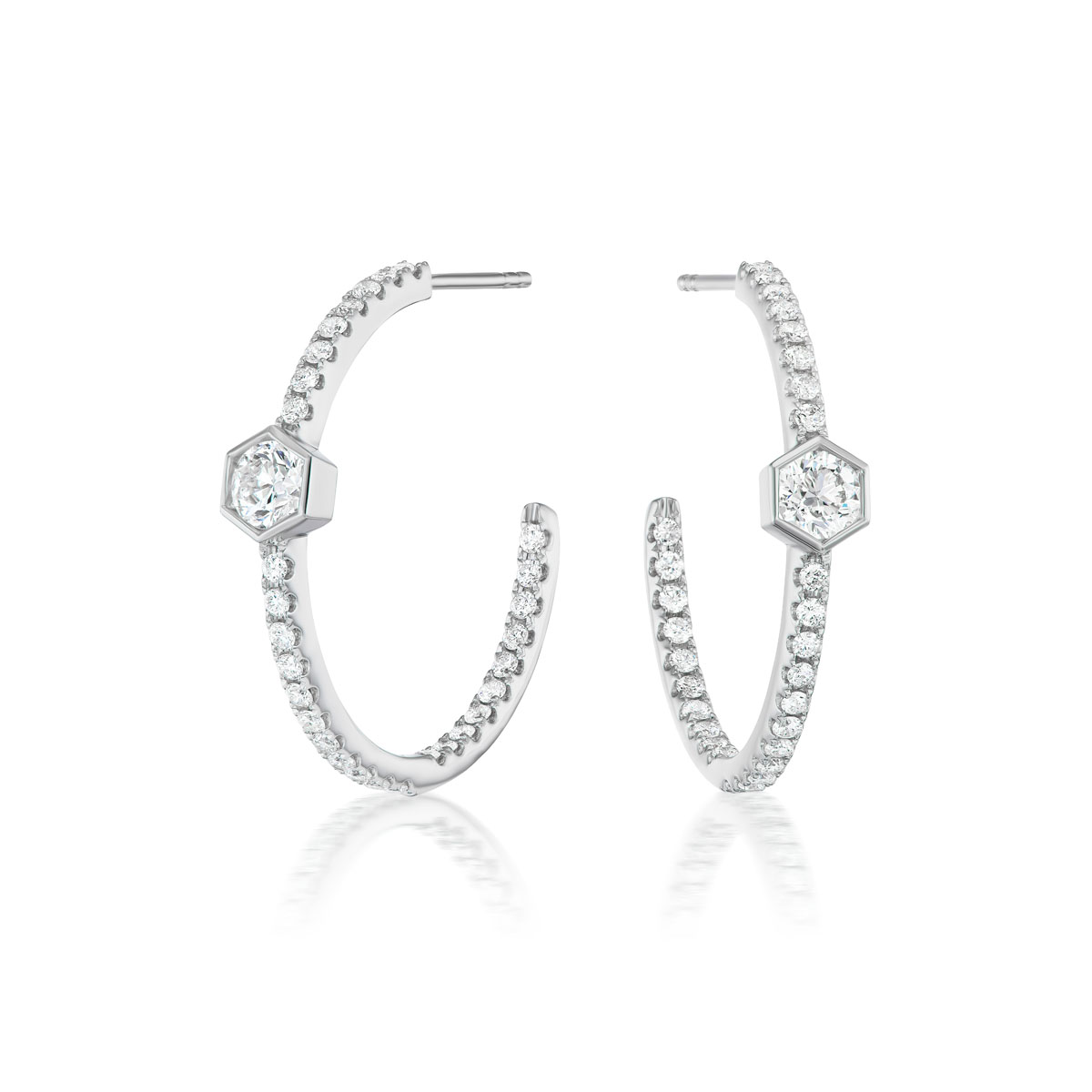 Hexagon Station Diamond Hoops