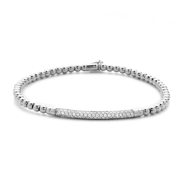 Diamond Bar Stretch Bracelet