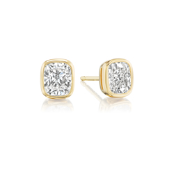 Cushion Diamond Studs