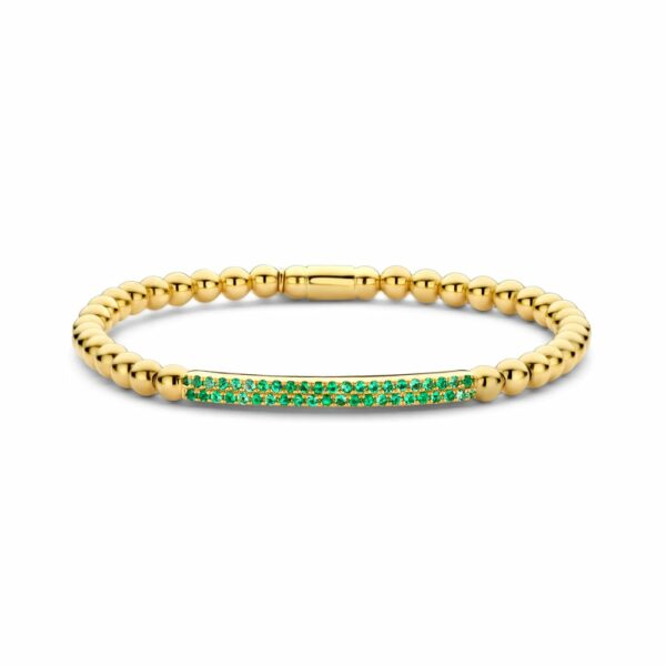 Hulchi Belluni Tsavorite Stretch Bracelet