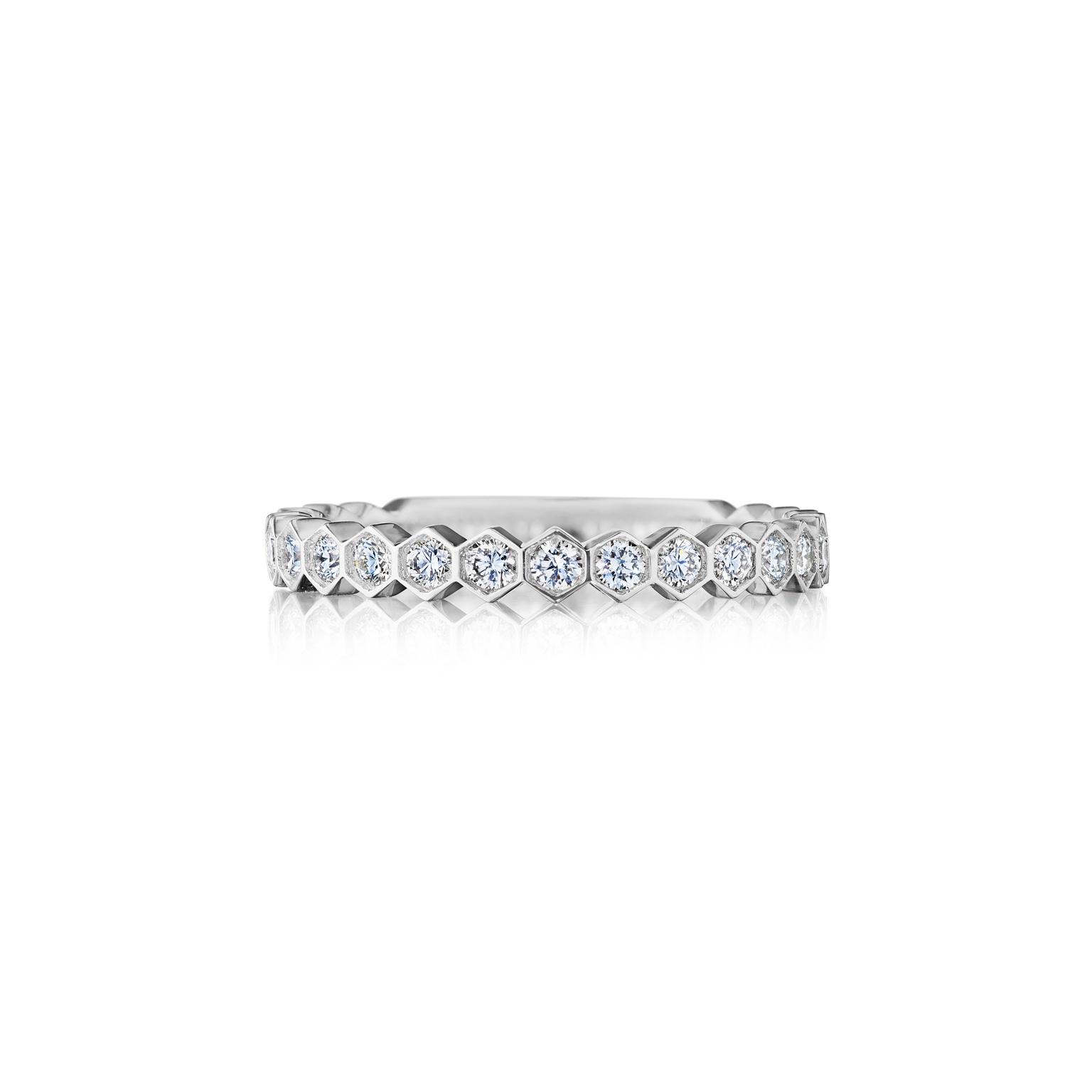 Hexagon Collection Eternity Ring