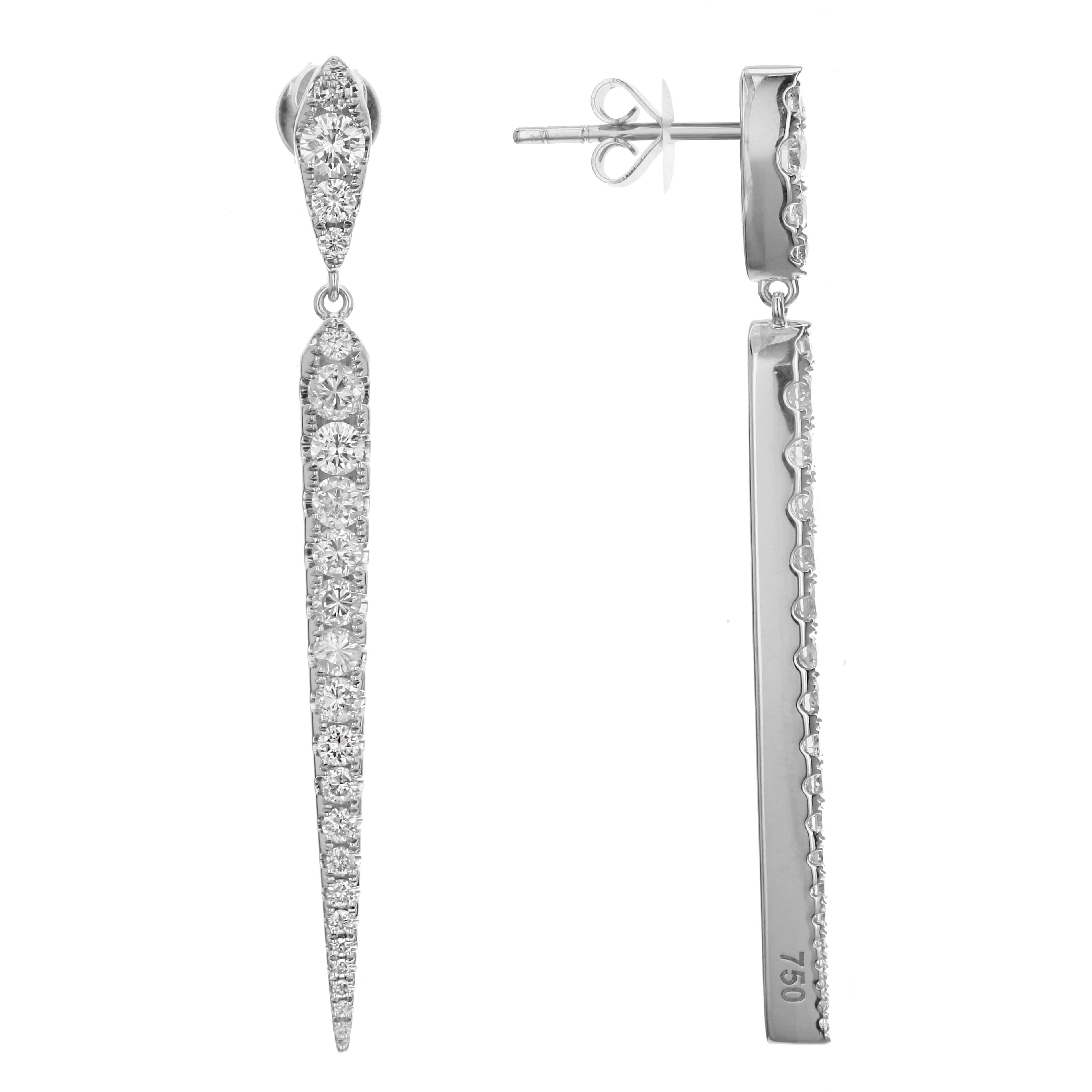 Long Diamond Earring