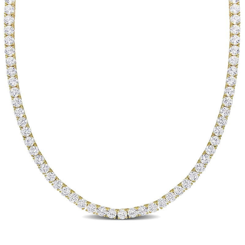 Yellow Diamond Tennis Necklace