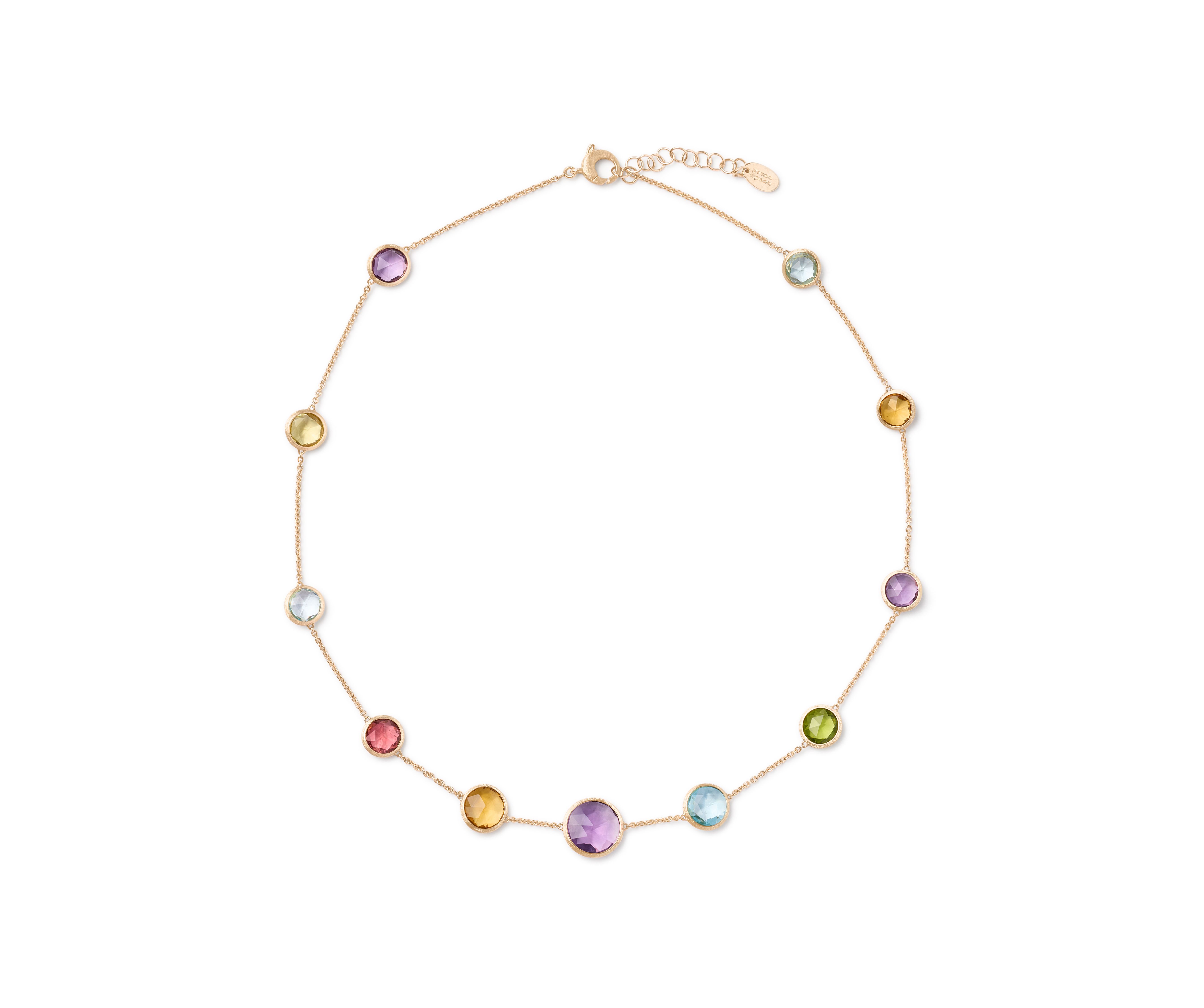 Jaipur Color Short Gemstone Necklace