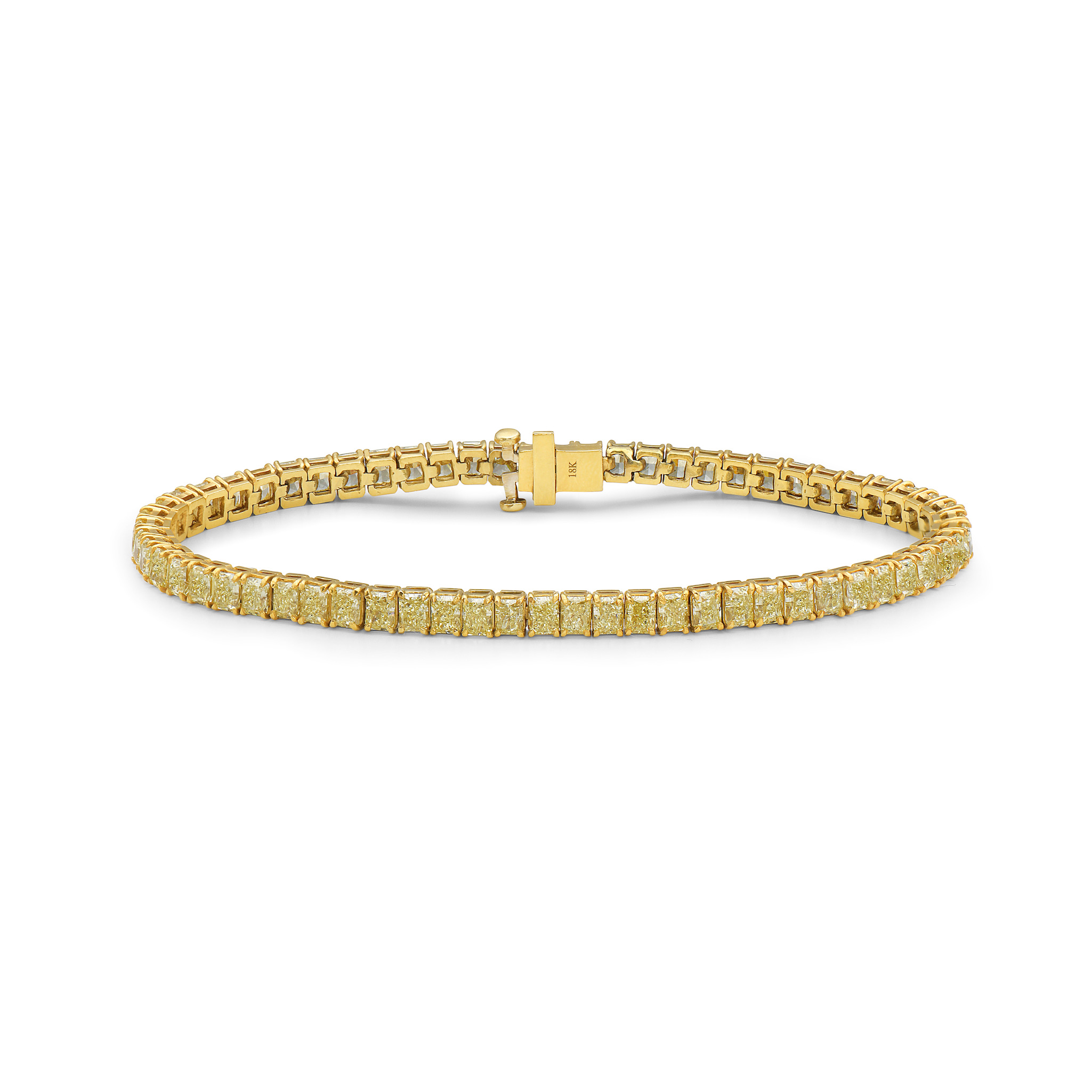 Yellow Diamond Tennis Bracelet