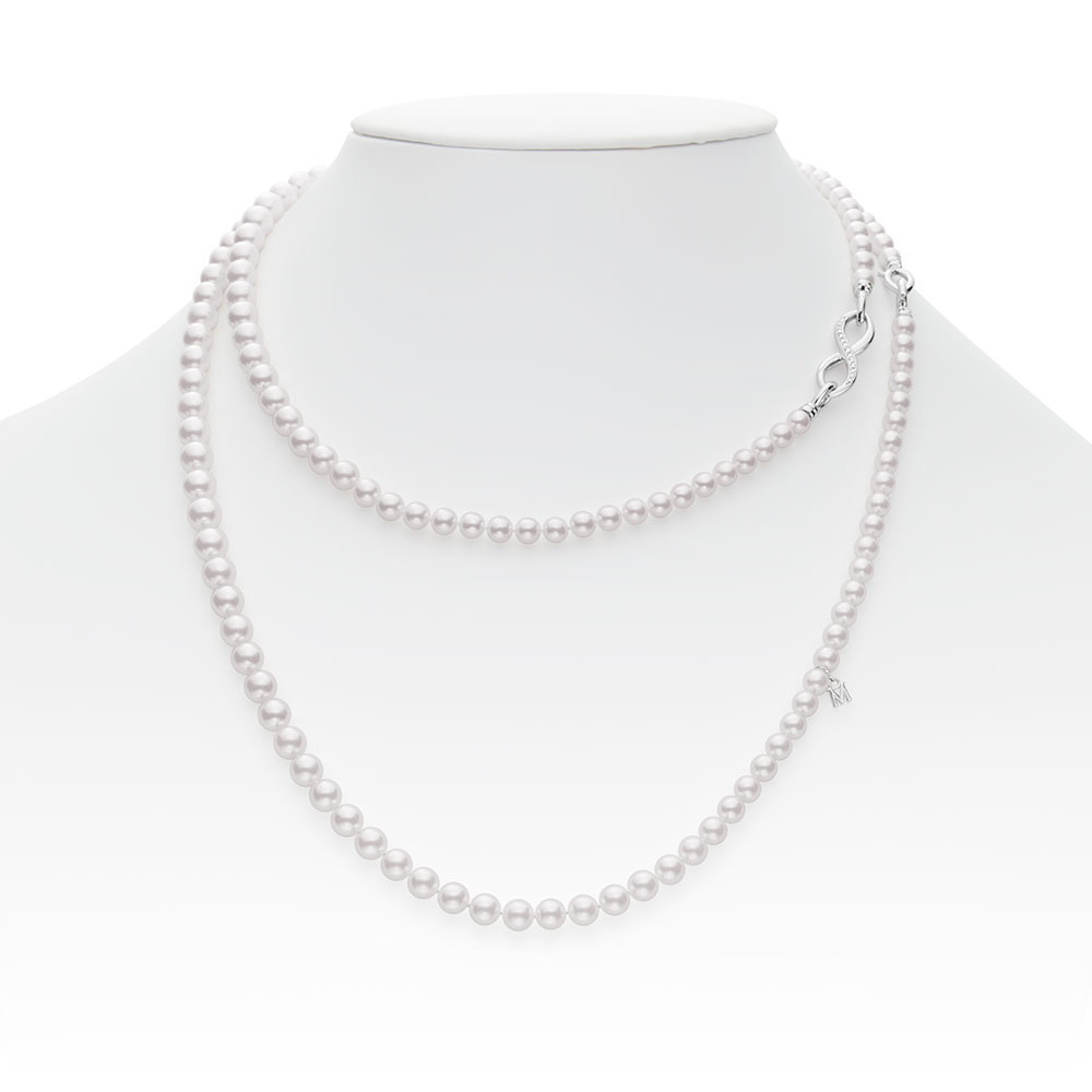Mikimoto Akoya Pearl Double Strand Necklace - MZQ10039ADXW