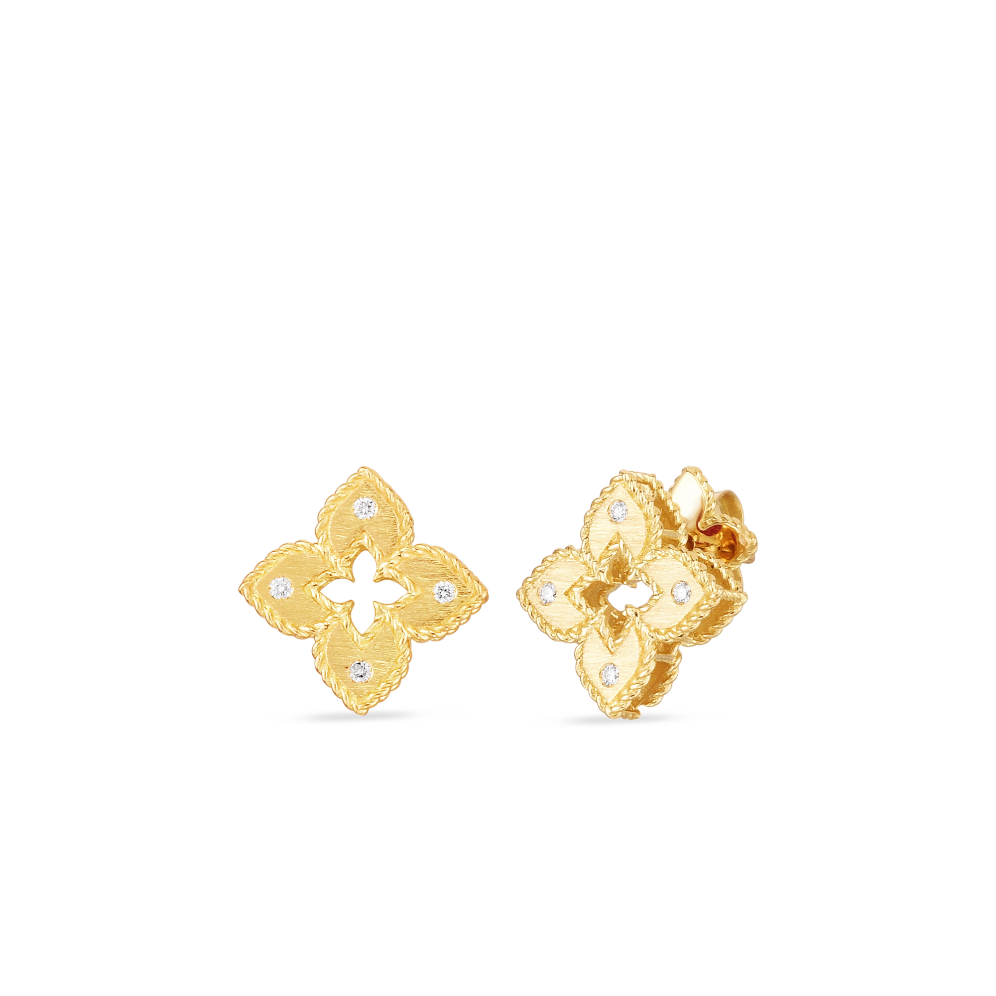Petite Venetian Princess Satin & Diamond Earrings