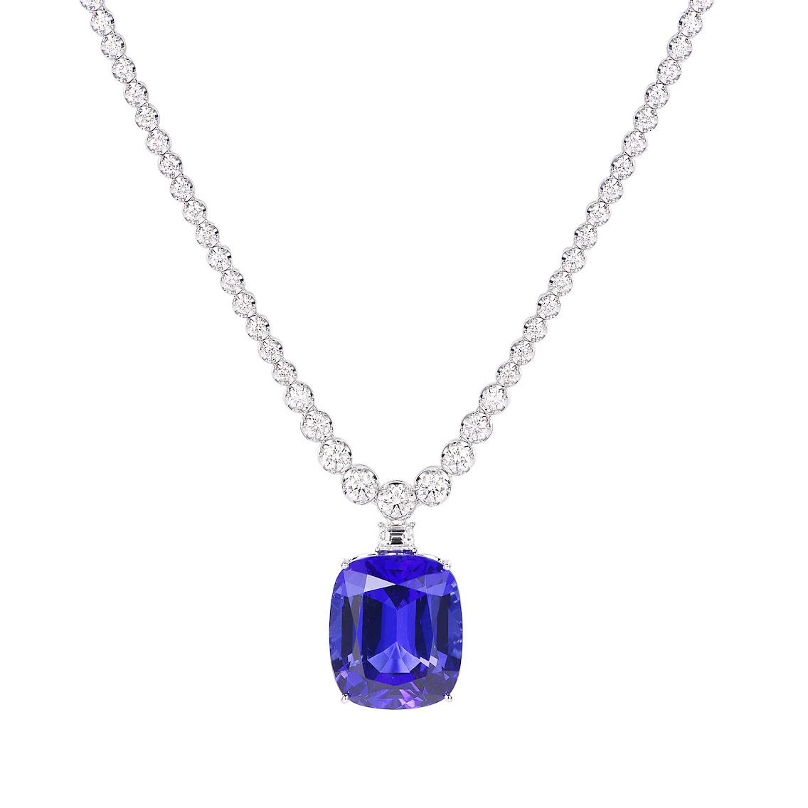 Tanzanite & Diamond Necklace 